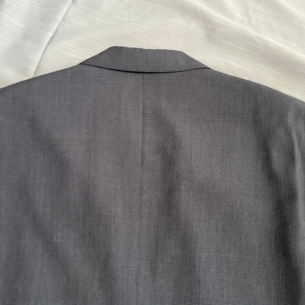 Brooks Brothers Sport Coat Blazer Plaid 2‎ Button Notch Lapel 42R USA Union Made